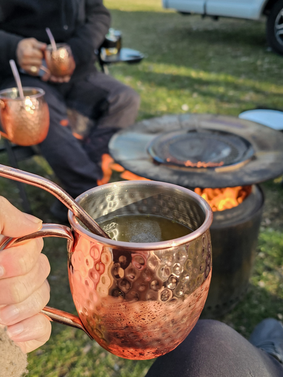 Moscow mule och en Solo stove
