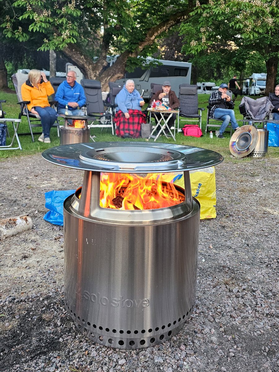 Solo Stove på husbilsträffen vid Stora Ekeberg