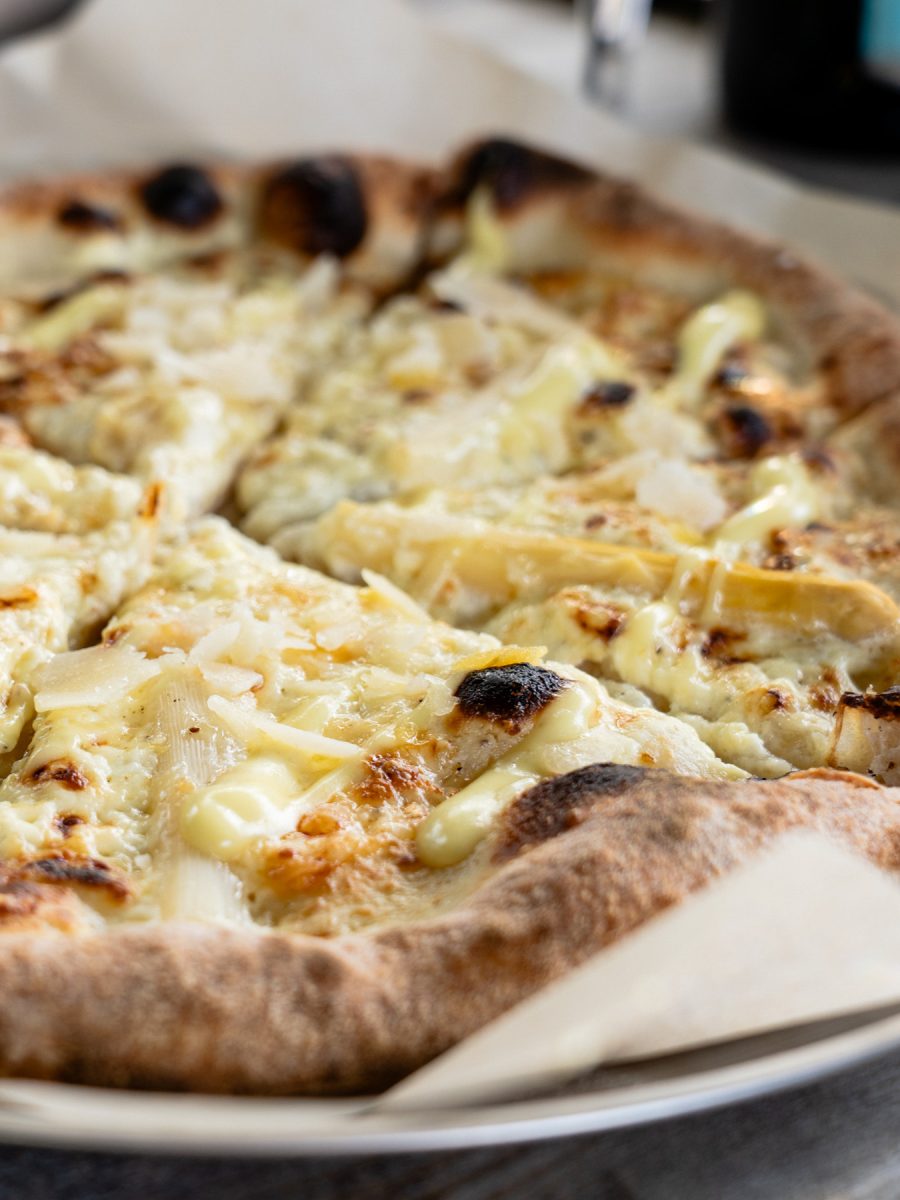 Sparrispizza på Lilla bageriet i skogen