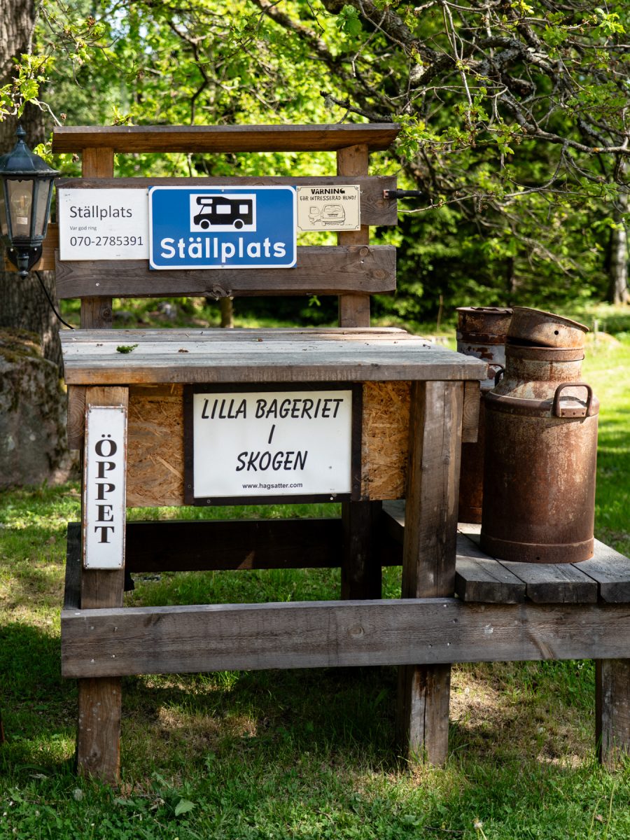Lilla bageriet i skogen ställplats i Hågsätter utanför Arboga