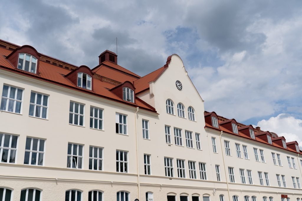 Den gamla sanatoriebyggnaden på Stora Ekeberg